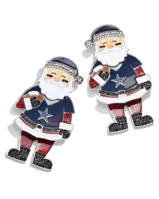 Baublebar Dallas Cowboys Santa Claus Earrings