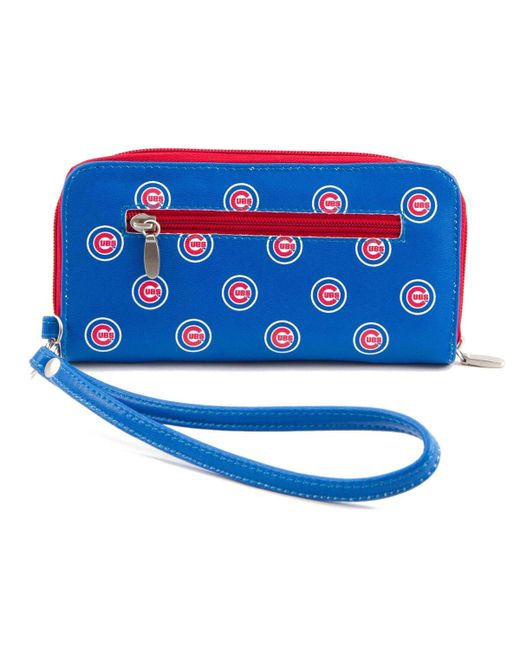 Eagles Wings Chicago Cubs Zip-Around Wristlet Wallet