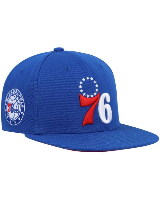 Mitchell & Ness Philadelphia 76ers Core Side Snapback Hat