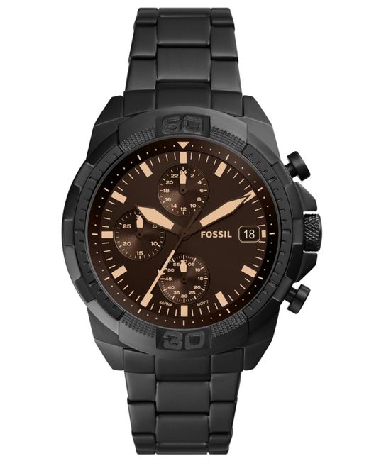Fossil Bronson Chronograph Stainless Steel Bracelet Watch 44mm