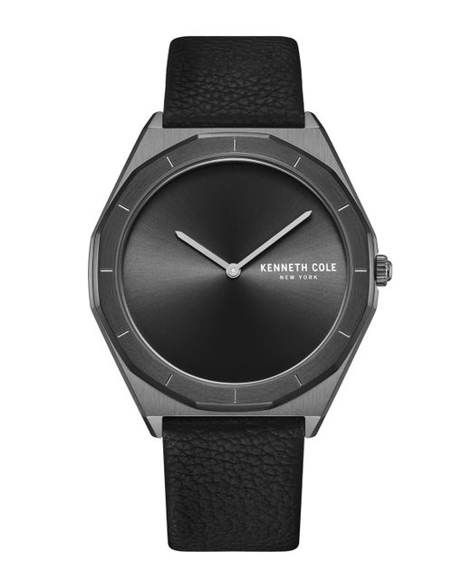 Kenneth Cole New York Modern Classic Genuine Leather Strap Watch 41mm