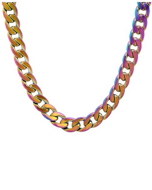 SteelTime Ion Plating Stainless Steel Cuban Link Necklace