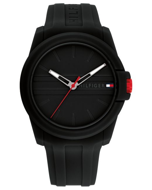 Tommy Hilfiger Quartz Silicone Watch 44mm