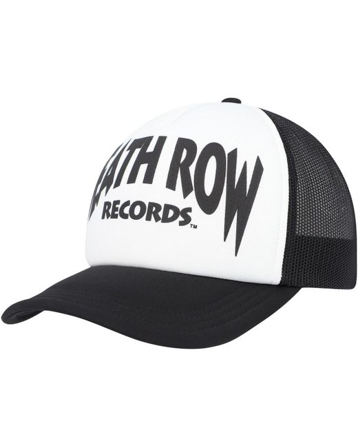 Lids Black Death Row Records Trucker Adjustable Hat