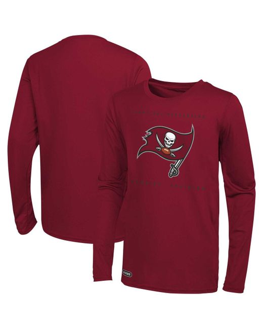 Outerstuff Tampa Bay Buccaneers Side Drill Long Sleeve T-shirt