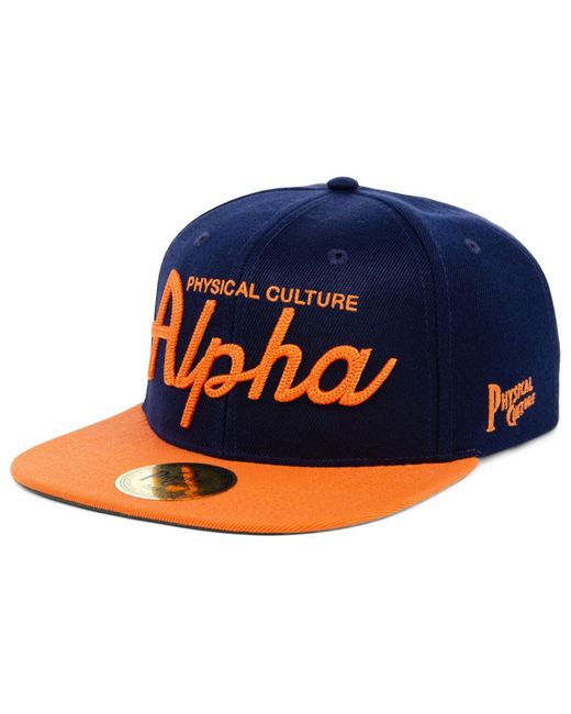 Physical Culture Alpha Club Black Fives Snapback Adjustable Hat
