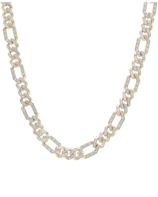 Macy's Diamond Figaro Link 24 Chain Necklace 1 ct. t.w. 10k