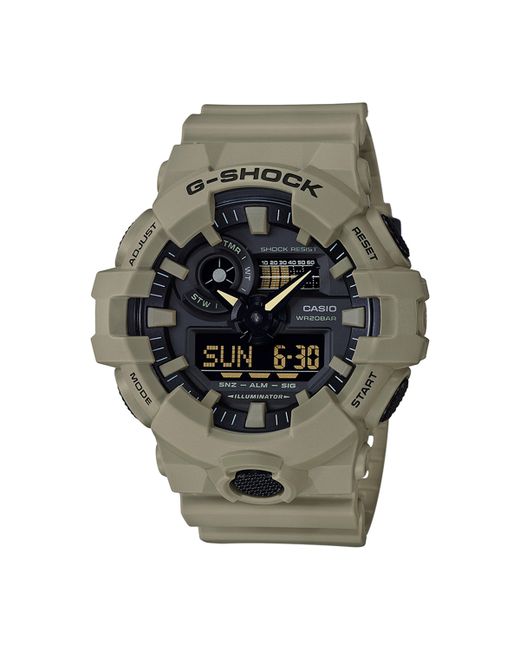 G-Shock Analog-Digital Resin Strap Watch Black