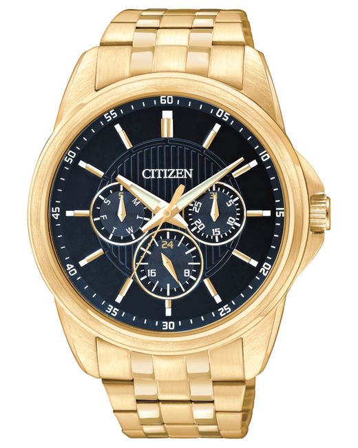 Citizen Gold-Tone Stainless Steel Bracelet Watch 42mm
