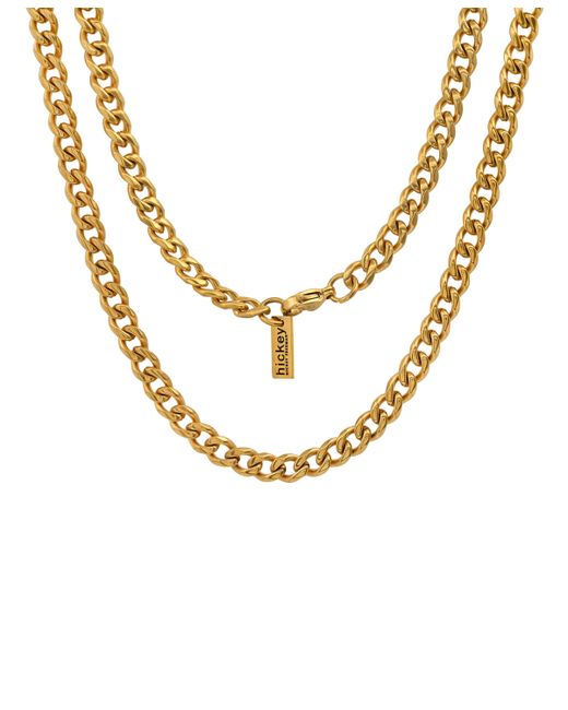 Hickey Freeman hickey by 18K Plated Cuban Link Chain Necklace