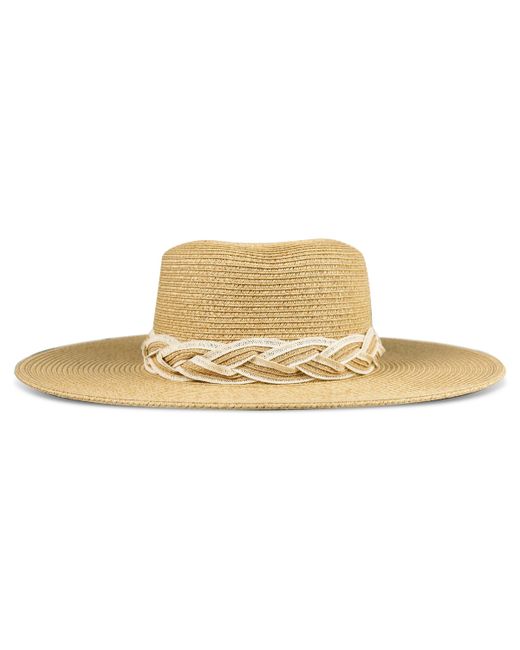 Lucky Brand Straw Boater Hat