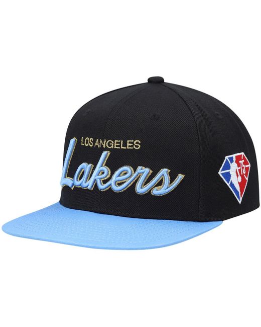 Mitchell & Ness Los Angeles Lakers Nba 75th Anniversary Snapback Hat