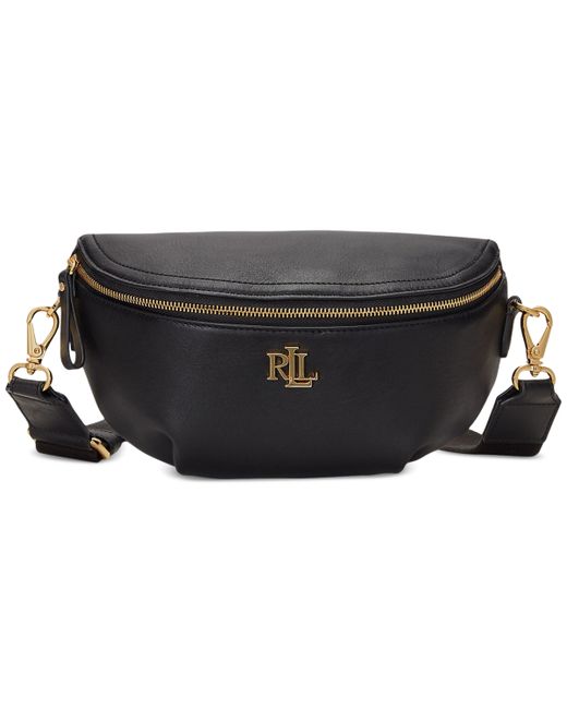 Lauren Ralph Lauren Leather Marcy Small Belt Bag