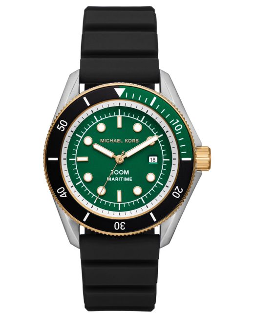 Michael Kors Maritime Three-Hand Silicone Watch 42mm