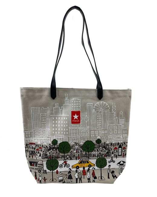 Macy's Chicago Canvas Tote Created for