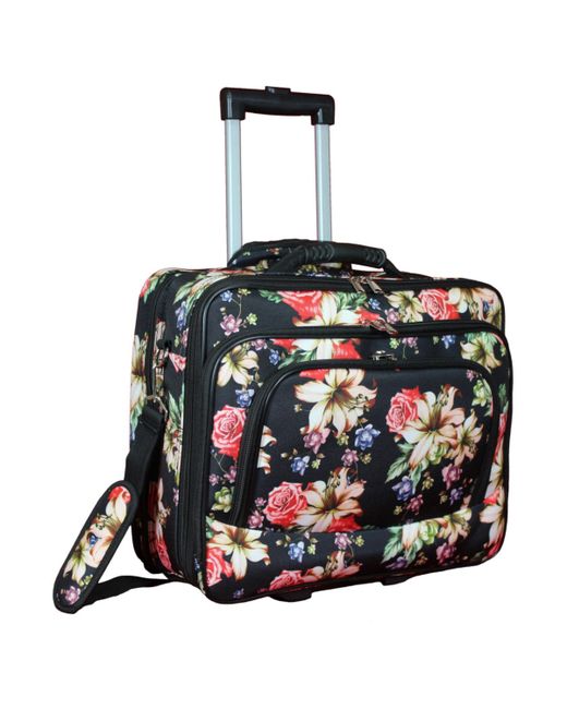 World Traveler 17-inch Rolling Laptop Case with Wheels and Handle