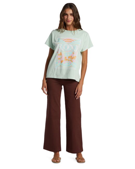 Roxy Juniors Rays Cotton Oversized Short-Sleeve T-Shirt