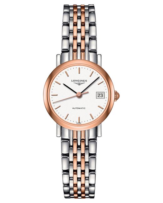 Longines Automatic The Elegant Collection Two-Tone Stainless Steel Bracelet Watch 26mm