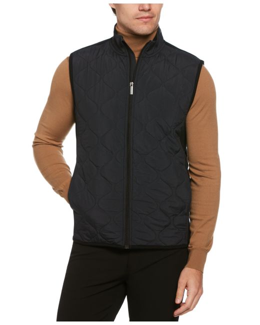 Perry Ellis Onion Quilted Full Zip Vest
