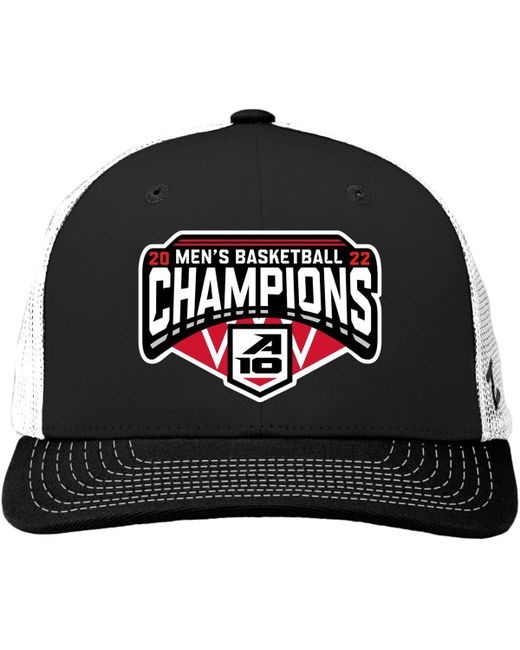 Zephyr White Richmond Spiders 2022 Atlantic 10 Basketball Conference Tournament Champions Locker Room Adjustable Hat