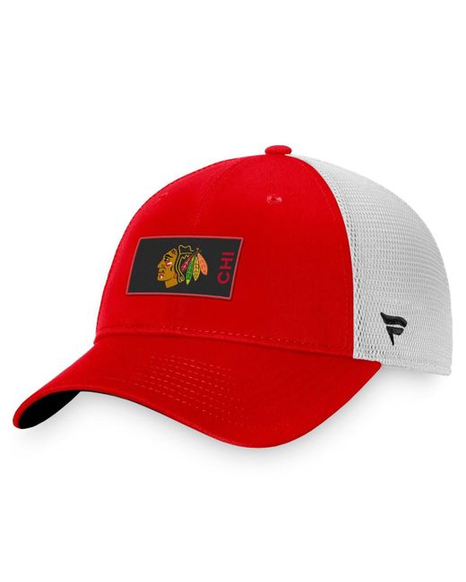 Fanatics Chicago Blackhawks Authentic Pro Rink Trucker Snapback Hat
