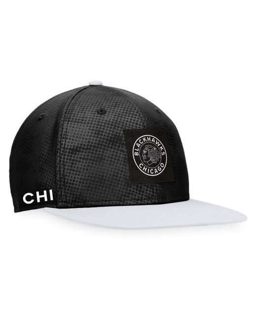 Fanatics White Chicago Blackhawks Authentic Pro Alternate Logo Snapback Hat