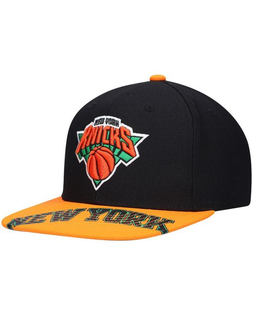 Mitchell & Ness x Lids Orange New York Knicks Current Reload 3.0 Snapback Hat