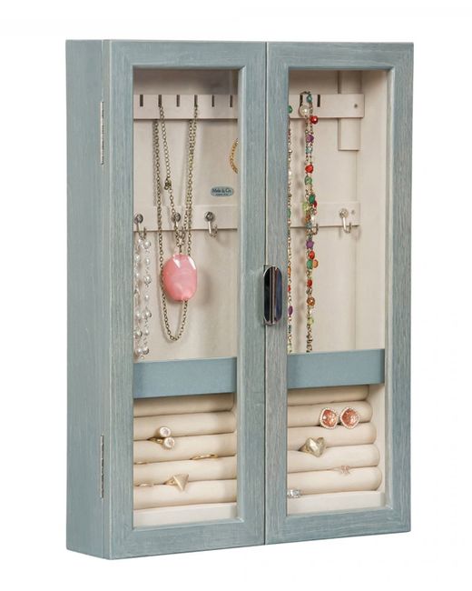 Mele & Co Leia Hanging Jewelry Cabinet Finish
