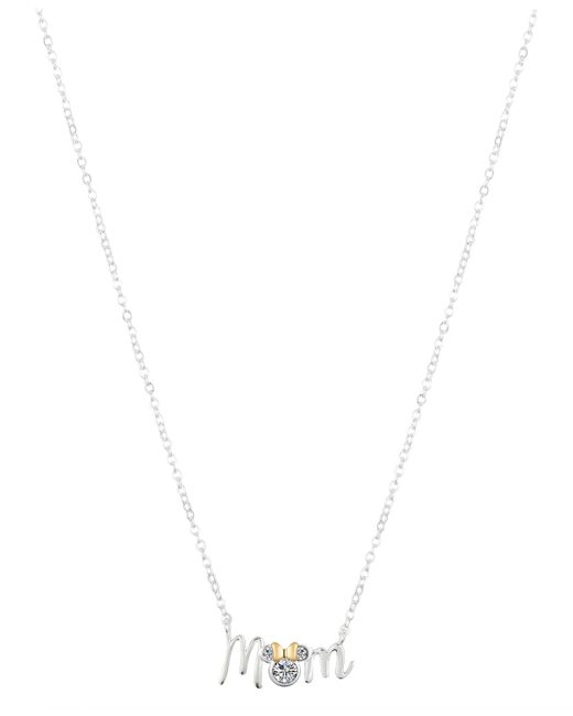 Unwritten Two Tone Gold Flash-Plated Minnie Mouse Mom Necklace Two-Tone