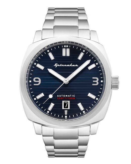 Spinnaker Hull Automatic Silver-Tone Stainless Steel Bracelet Watch