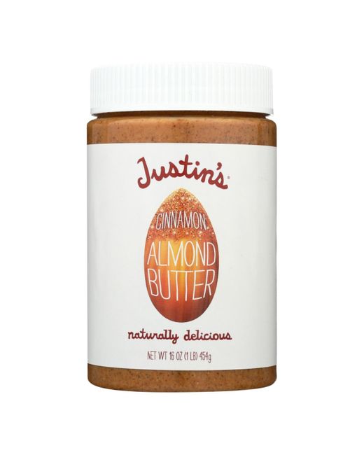 Justin's Nut Butter Almond Butter Cinnamon Case of 6 16 oz.