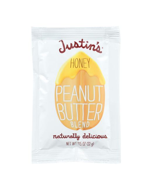 Justin's Nut Butter Squeeze Pack Peanut Butter Honey Case of 10 1.15 oz.