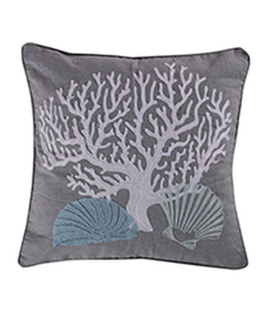 Levtex Cape Coral Shell Motif Decorative Pillow 20 x