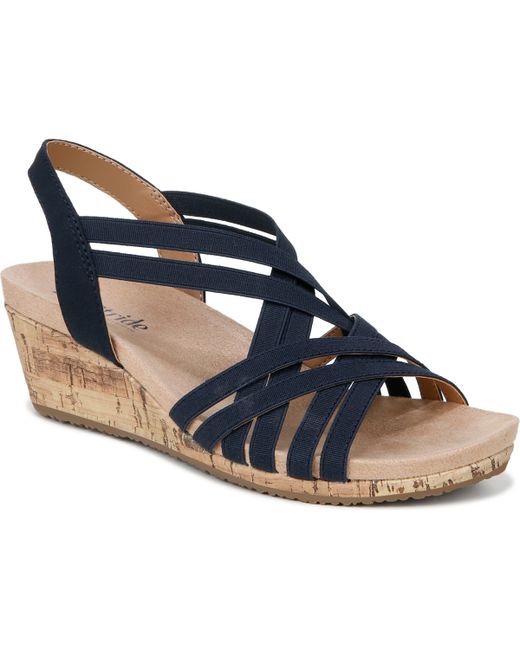 LifeStride Mallory Strappy Wedge Sandals