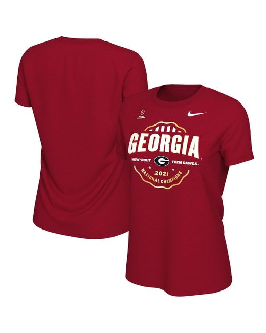 Nike Georgia Bulldogs College Football Playoff 2021 National Champions Seal Celebration T-shirt