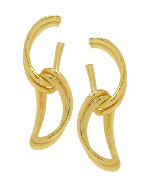 Macy's 14K Plated Dangle Swirl Earring