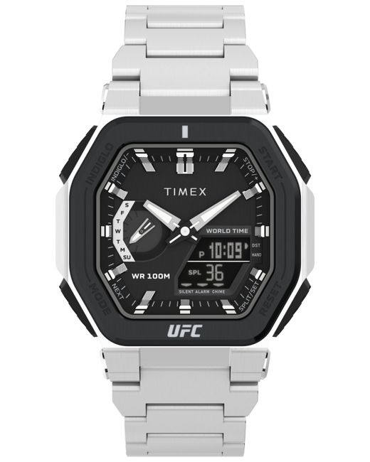 Timex Ufc Colossus Analog-Digital Stainless Steel Watch 45mm