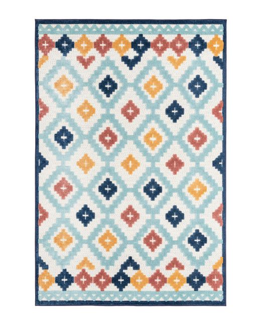 Bayshore Home Cayes Outdoor High-Low Pile Cay-08 6 x 9 Area Rug