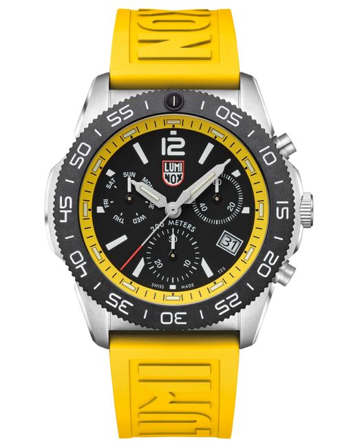 Luminox Swiss Chronograph Pacific Diver Rubber Strap Watch 44mm