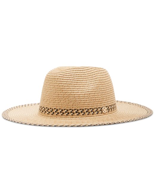 Steve Madden Tri Colored Straw Panama Hat