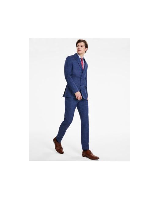 Tommy Hilfiger Modern Fit Double Breasted Linen Suit