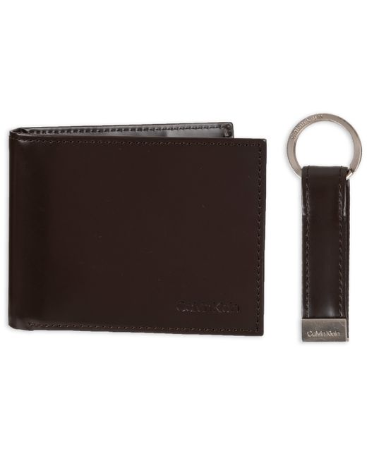 Calvin Klein Rfid Slimfold Wallet Key Fob Set