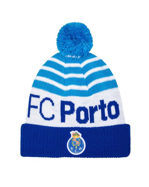 Fan Ink Fc Porto Olympia Cuffed Knit Hat with Pom