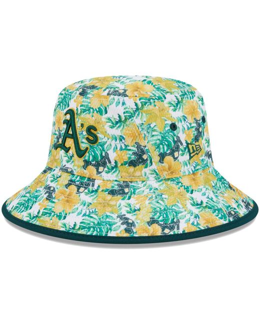 New Era Oakland Athletics Tropic Floral Bucket Hat