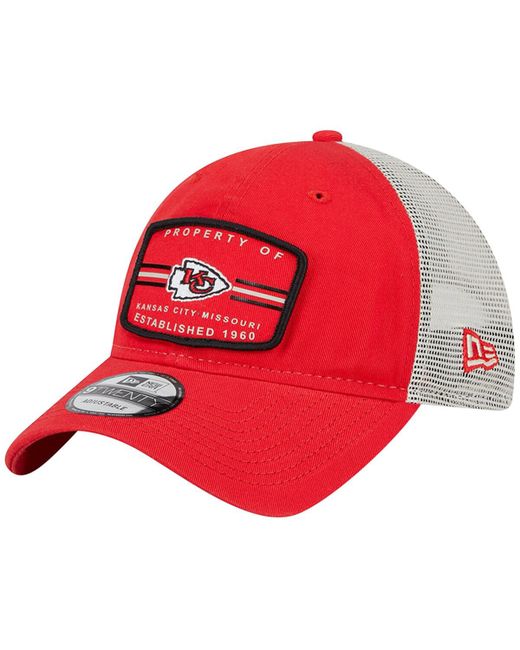 New Era Kansas City Chiefs Property Trucker 9TWENTY Snapback Hat