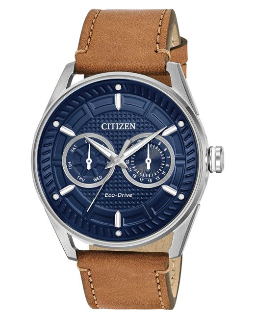 Citizen Drive from Eco-Drive Leather Strap Watch 42mm
