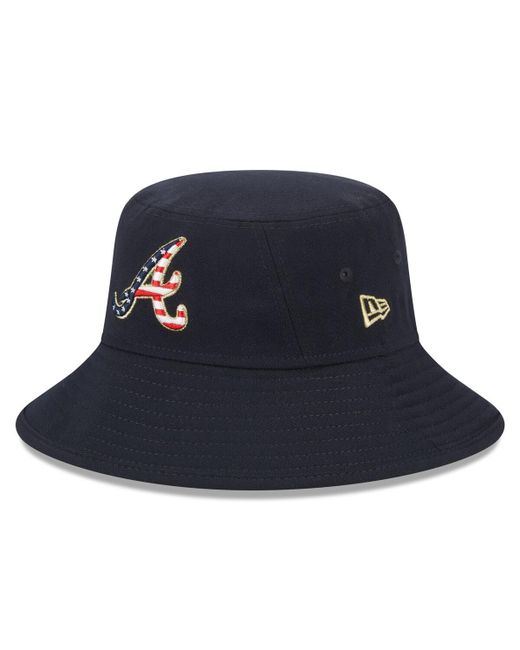 New Era Atlanta Braves 2023 Fourth of July Bucket Hat