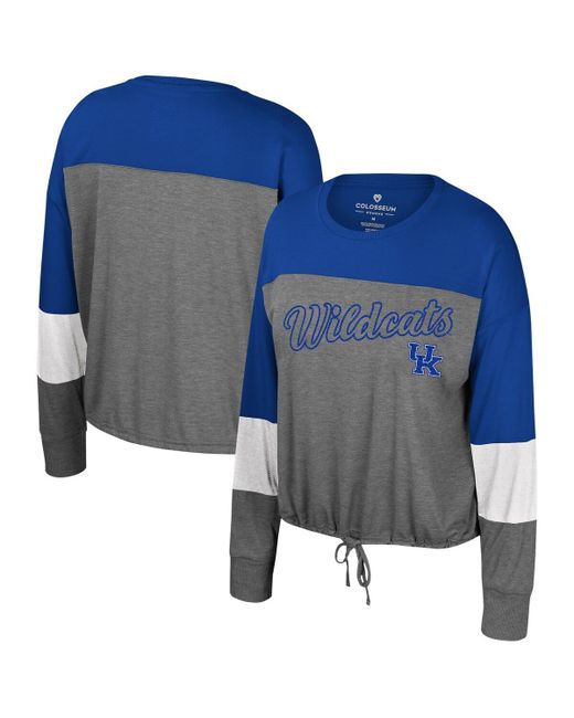 Colosseum Kentucky Wildcats Twinkle Lights Tie Front Long Sleeve T-shirt