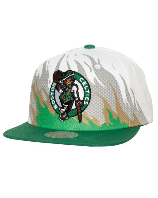 Mitchell & Ness Boston Celtics Hot Fire Snapback Hat