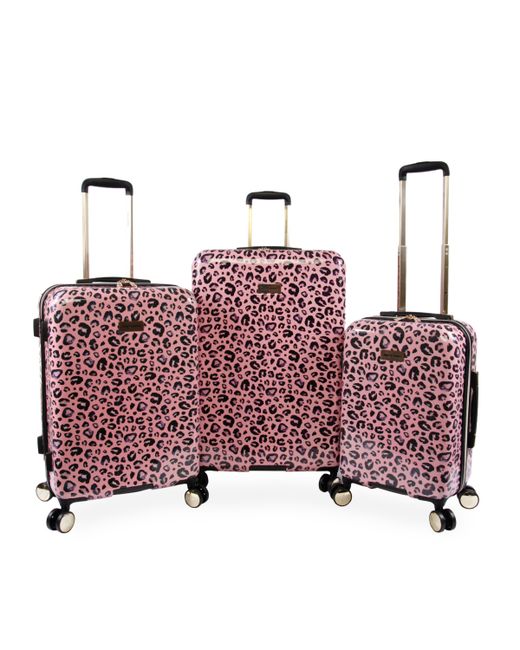Juicy Couture Printed 3-Pc. Hardside Luggage Set
